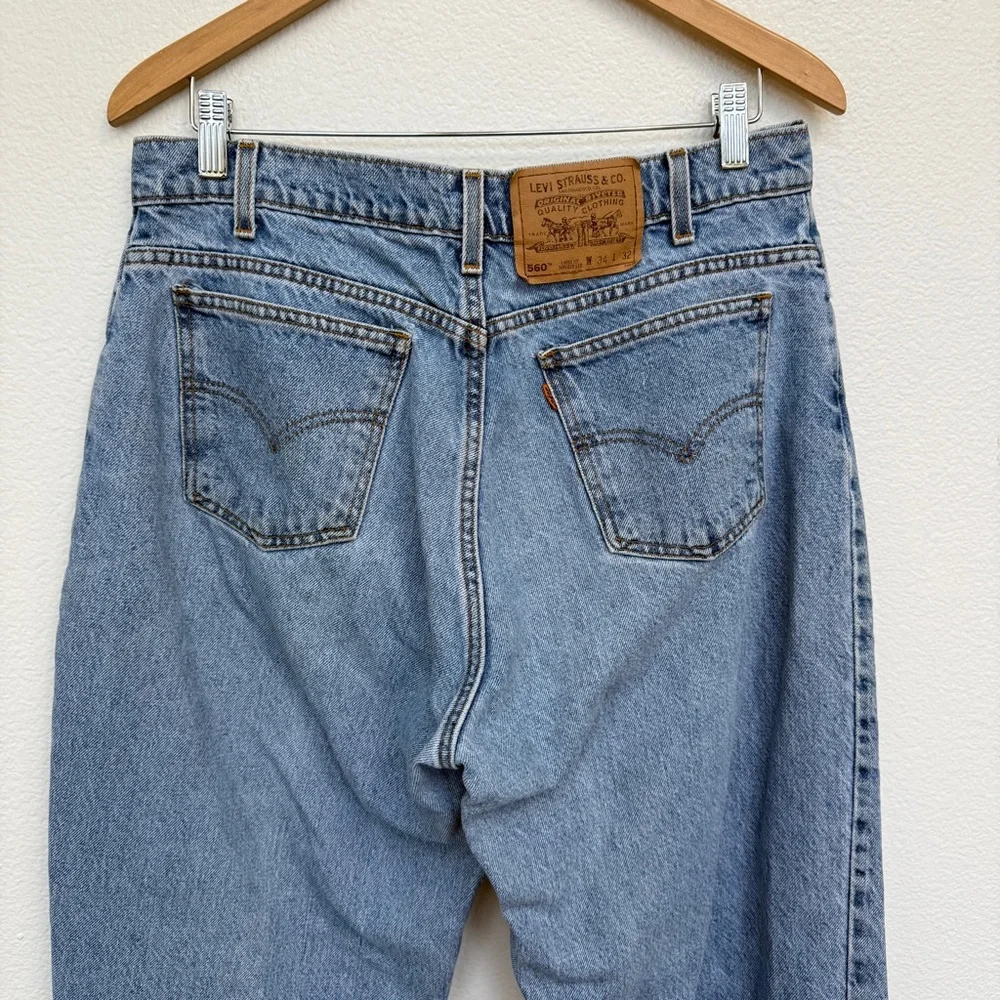 Levi’s Vintage Orange Tab 560 Tapered Jeans Size 34